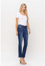 Flying Monkey Mid Rise Slim Straight Ankle Jeans