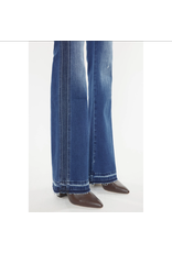 Kancan High Rise Flare Jeans with Side Detail