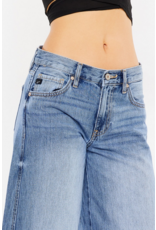 Kancan Mid Rise Super Wide Leg Jeans