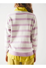 Q2 Purple Striped Sweater