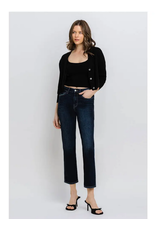Flying Monkey High Rise Cropped Straight Jeans