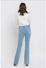 Vervet by Flying Monkey Mid Rise Bootcut Jeans in Light Wash