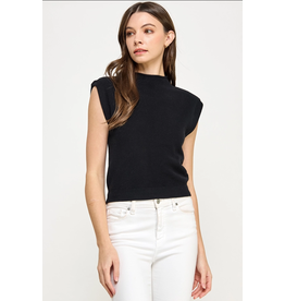 Ellison Black Power Shoulder Top