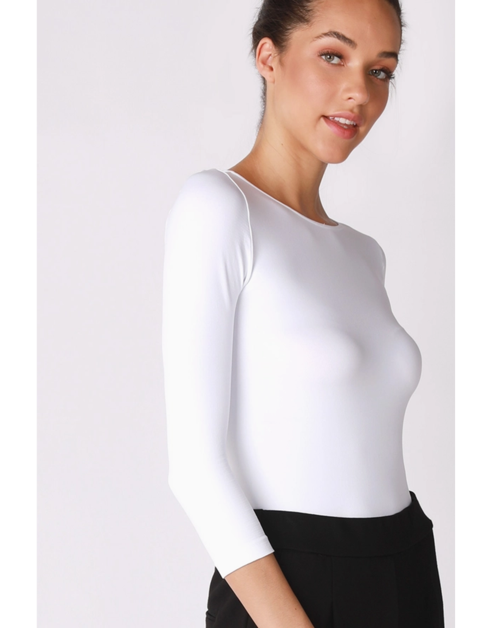 NikiBiki 3/4 Sleeve Crew Neck Top