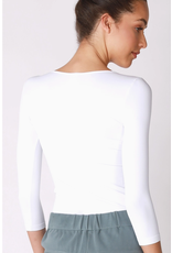 NikiBiki 3/4 Sleeve Crew Neck Top