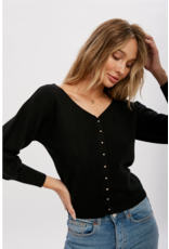 Bluivy V-Neck Button Up Pullover