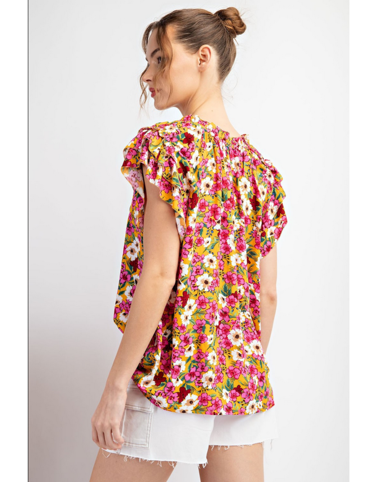 eesome Floral Patterned Blouse