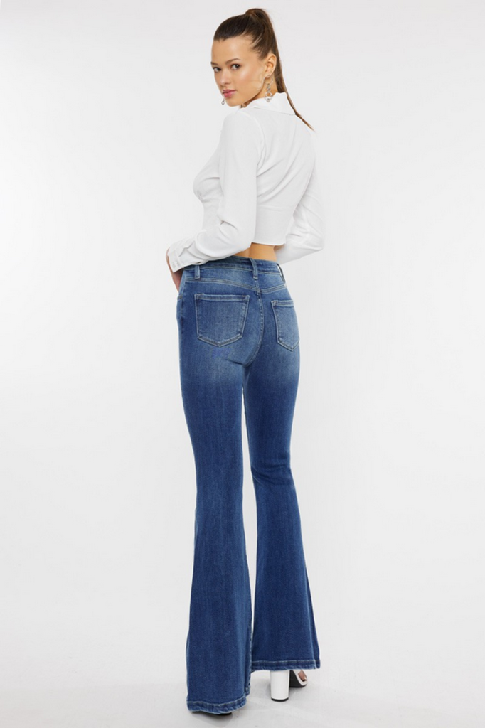 Kancan High Rise Super Flare Jeans