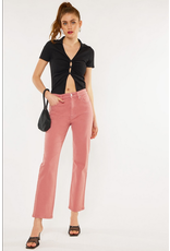 Kancan Ultra High Rise 90's Straight Jeans in Coral