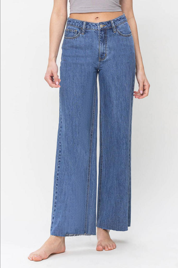Vervet by Flying Monkey High Rise Wide Leg Jeans