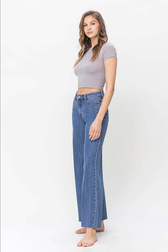 Vervet by Flying Monkey High Rise Wide Leg Jeans