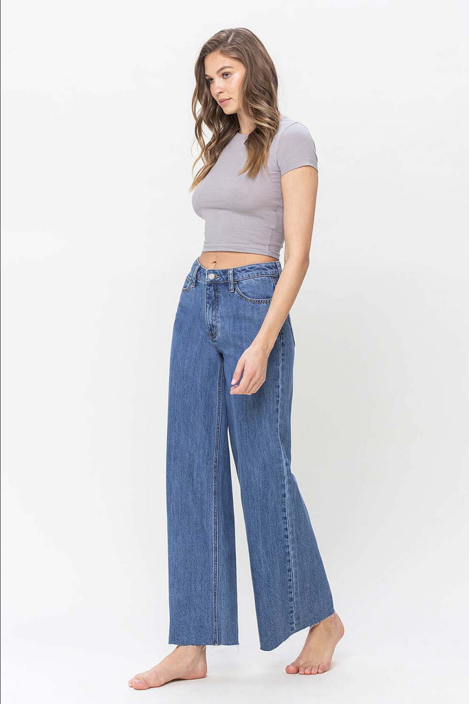 Vervet by Flying Monkey High Rise Wide Leg Jeans