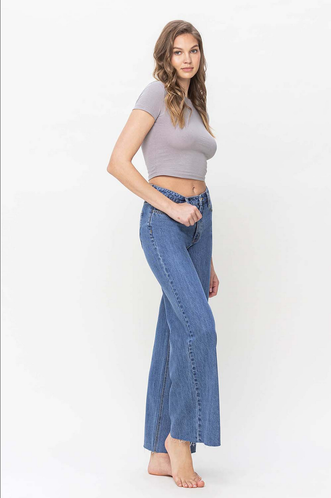 Vervet by Flying Monkey High Rise Wide Leg Jeans