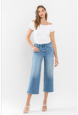 Flying Monkey High Rise Crop Wide Leg Jeans