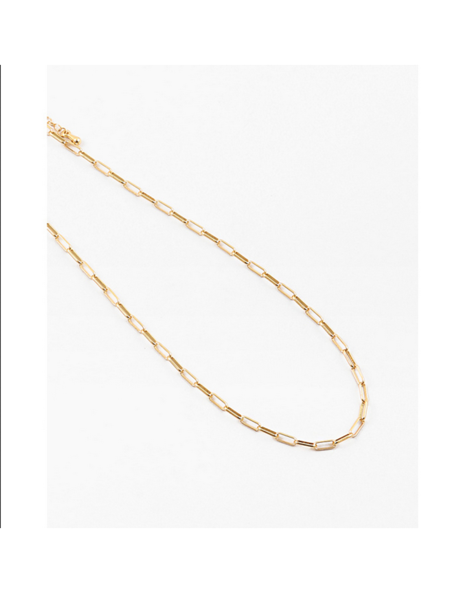 Blue Suede Jewels Classic Paperclip Chain Necklace