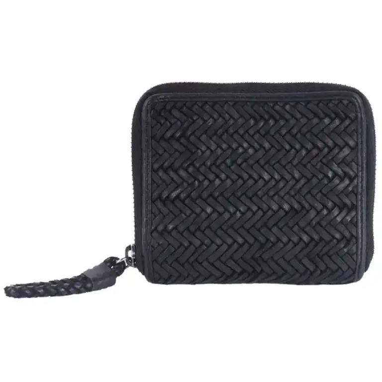 Latico Leathers Skye Leather Woven Wallet