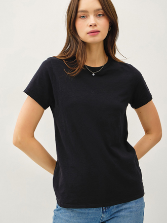 Be Cool Garment Dyed Slub Knit T-Shirt