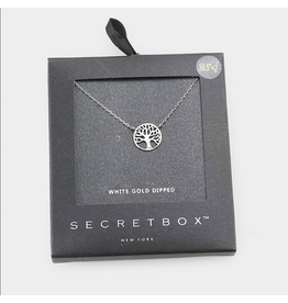 Secret Box Tree of Life Pendant Necklace