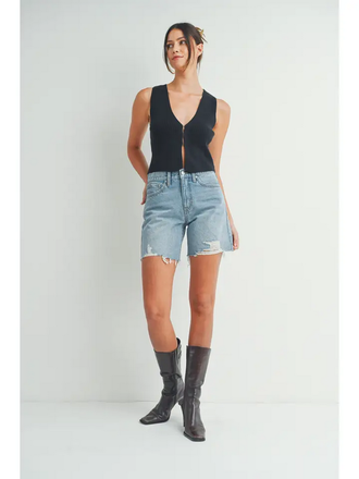JBD Slightly Distressed Walking Shorts JBD Slightly Distressed Walking Shorts