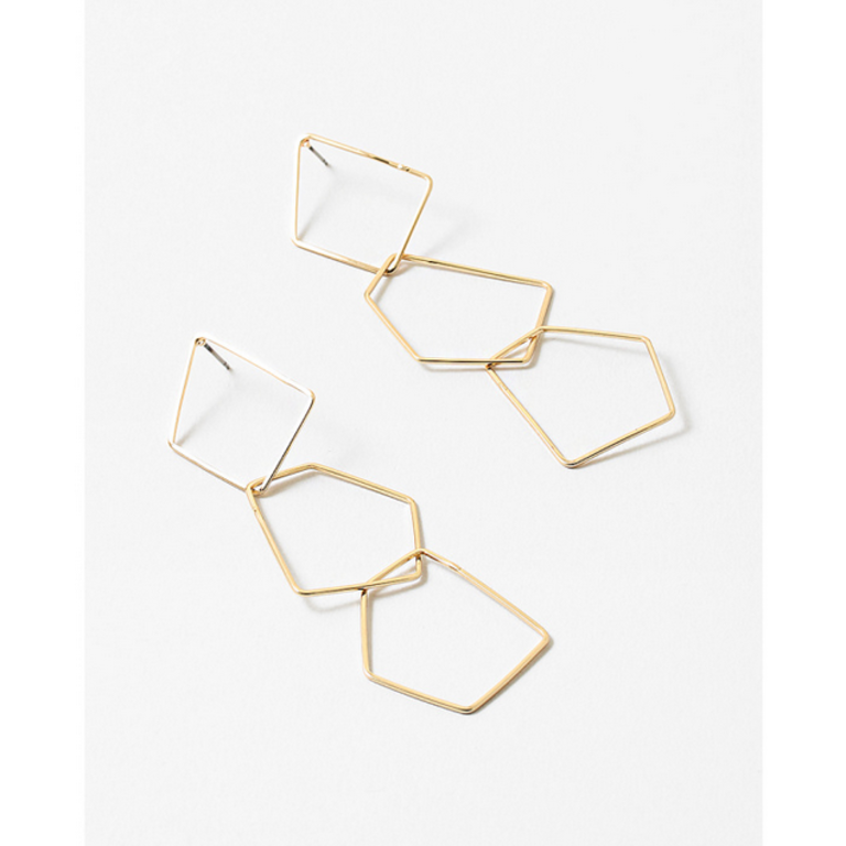 Blue Suede Jewels Geometric Erarrings