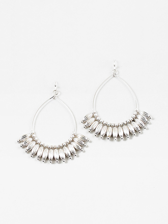 Blue Suede Jewels Bohemian Teardrop Earrings