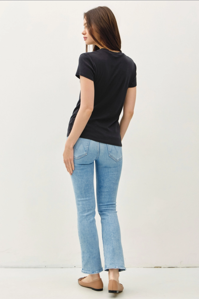 Be Cool Classic V-Neck Short Sleeve Slim T-Shirt