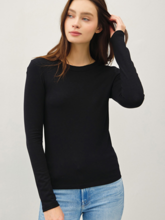 Be Cool Basic Long Sleeve Layering T Shirt