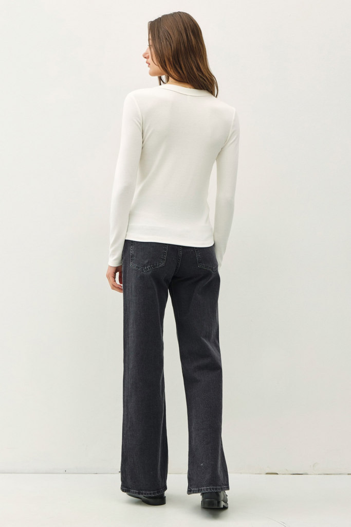 Be Cool Basic Long Sleeve Layering T Shirt