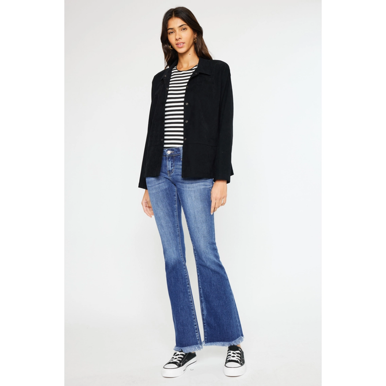 Kancan Low Rise Baby Bootcut Jeans