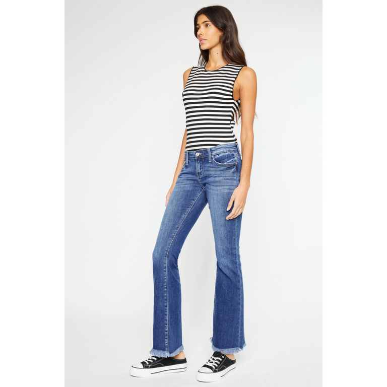 Kancan Low Rise Baby Bootcut Jeans