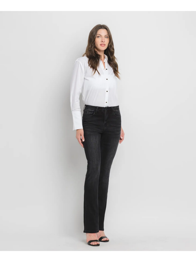 Flying Monkey High Rise Slim Bootcut Jeans in Significant