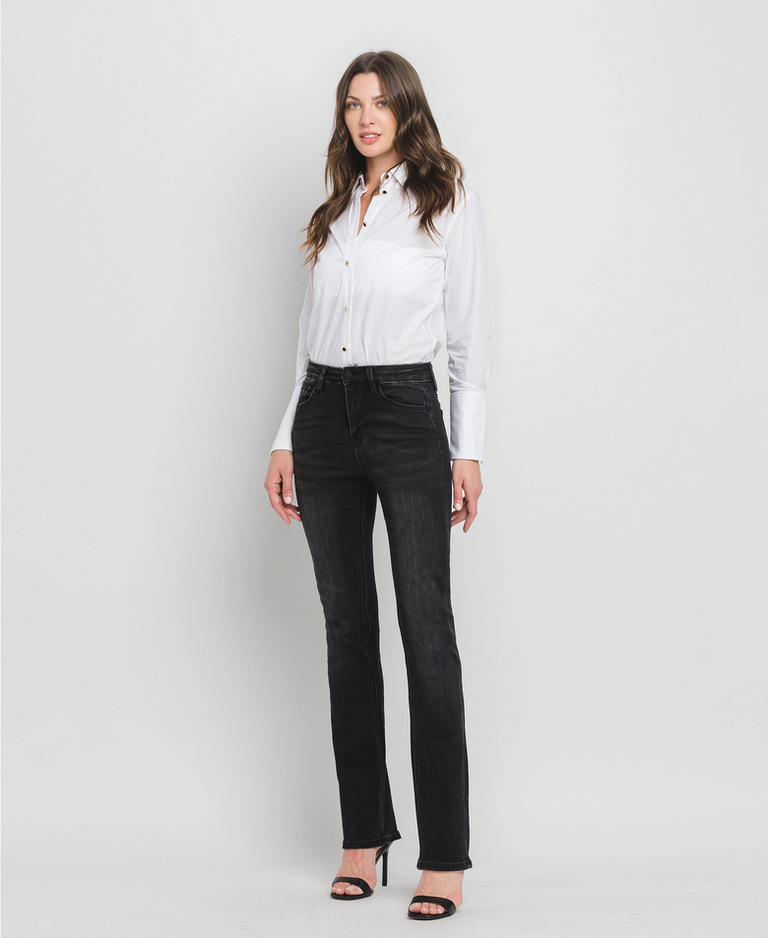 Flying Monkey High Rise Slim Bootcut Jeans in Significant