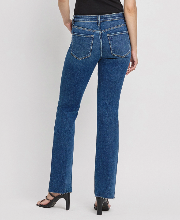Flying Monkey Mid Rise Slim Bootcut Jeans in Vigilant