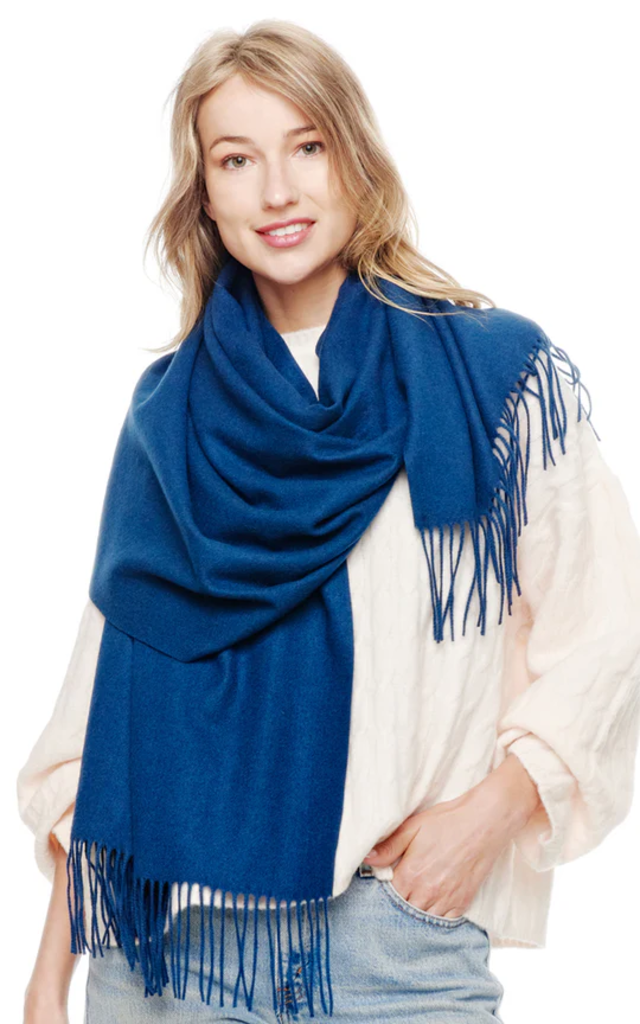 Blue Suede Super Soft Cashmere Blend Scarf
