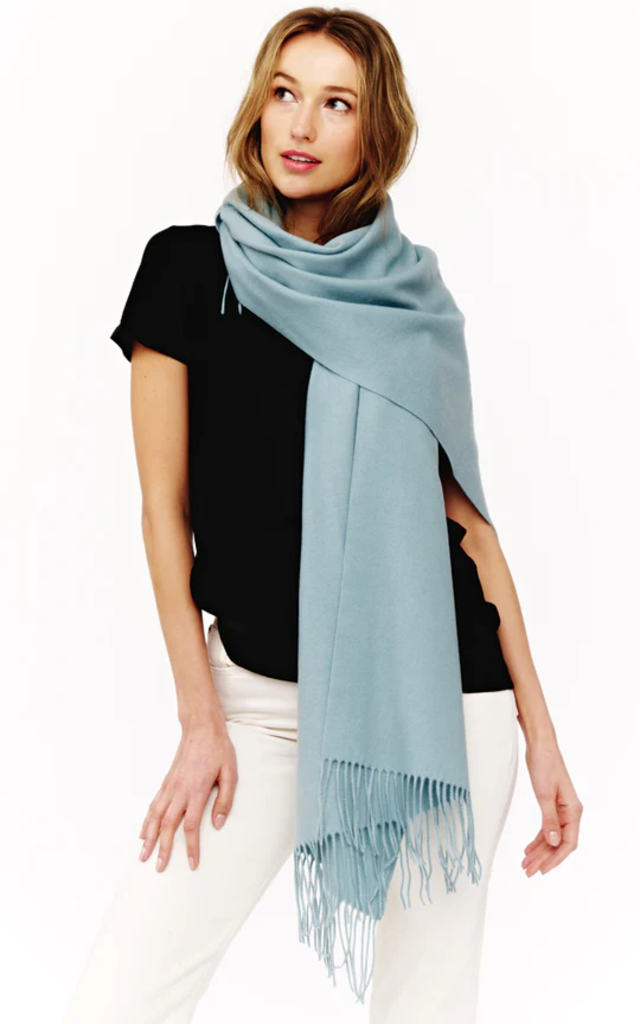 Blue Suede Super Soft Cashmere Blend Scarf