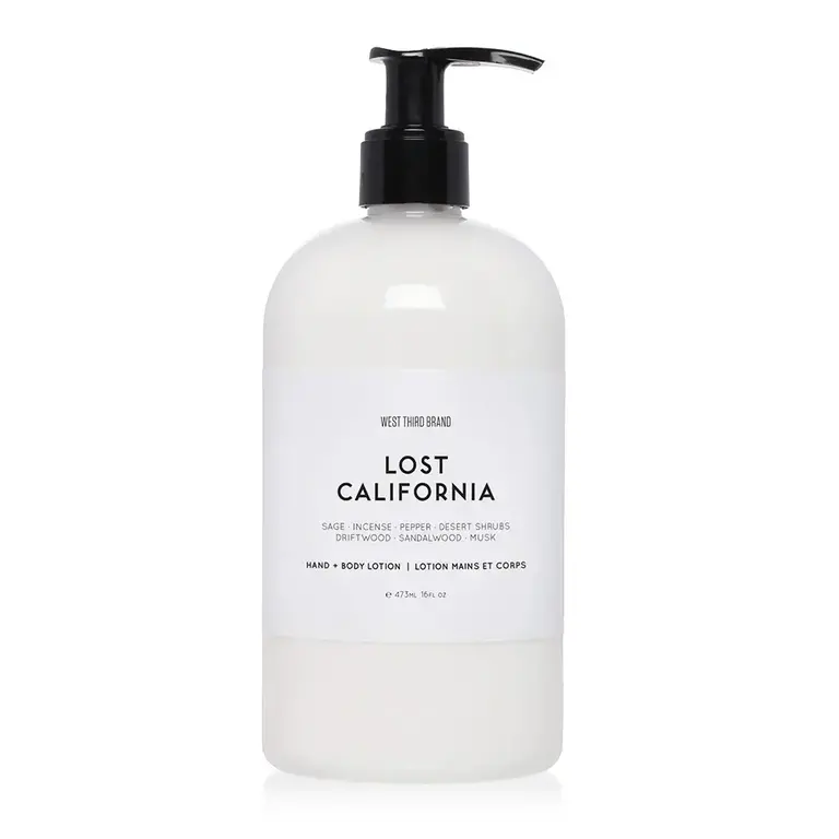 West Third Brand Lost California Hand + Body Lotion