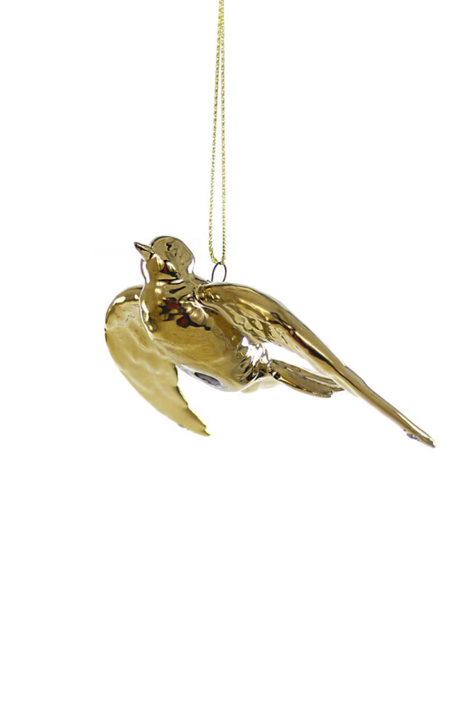 Cody Foster Golden Swallow Ornament