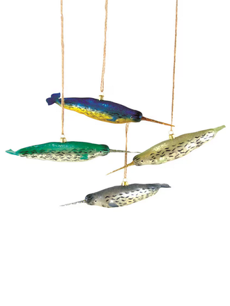 Cody Foster Narwhal Ornament