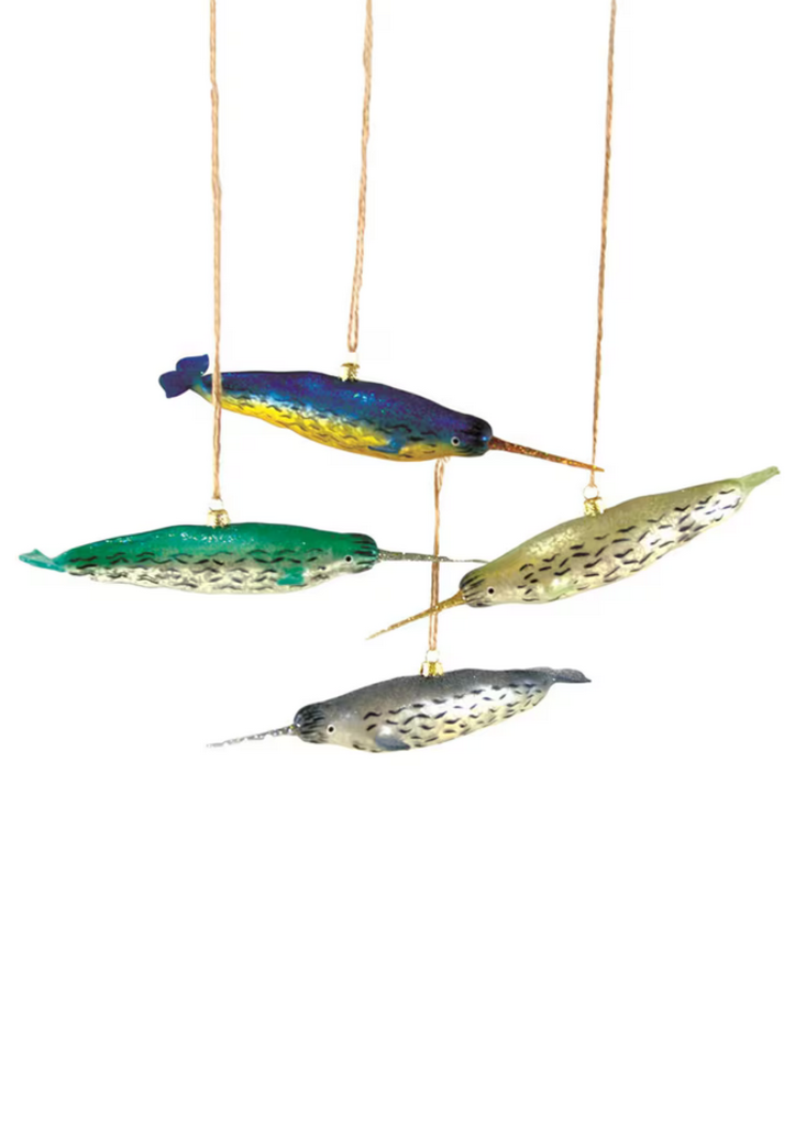 Cody Foster Narwhal Ornament