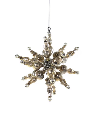 Cody Foster Tinsel Sputnik Star Ornament