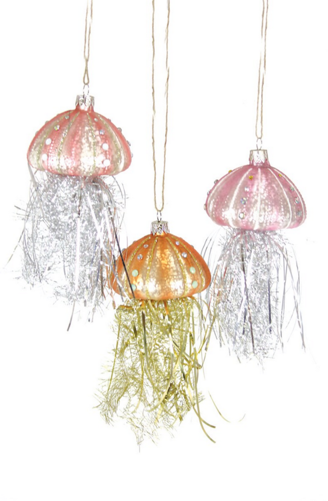 Cody Foster Tinsel Jellyfish Ornament