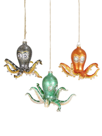 Cody Foster Kitsch Octopus Ornament