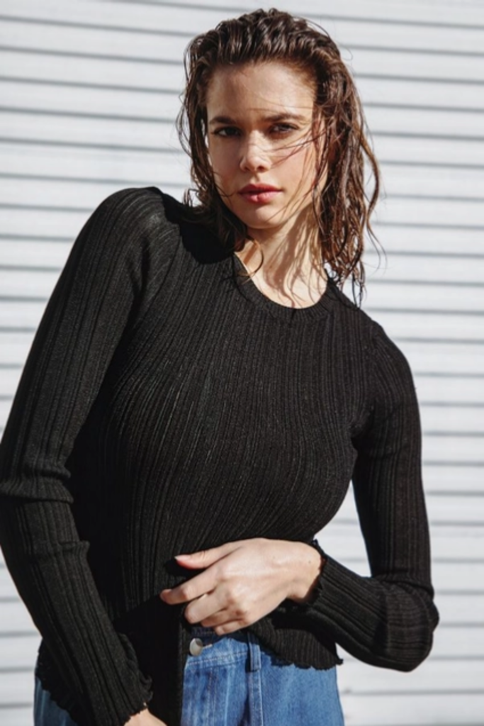 Flying Tomato Lightweight Knit Top