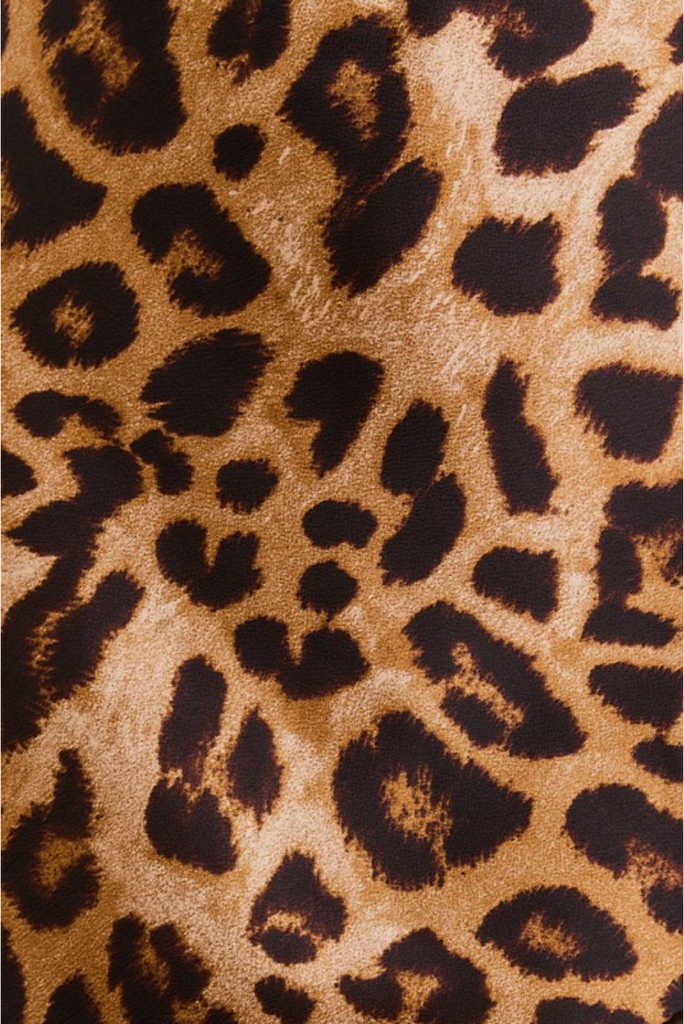 Gilli Bias Skirt in Leopard Print