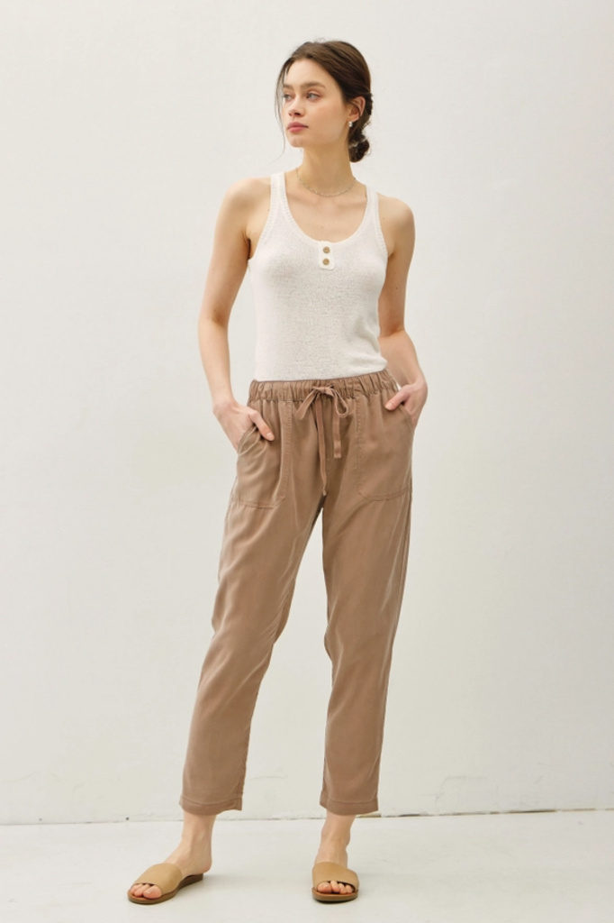 Be Cool Tencel Tapered Pants