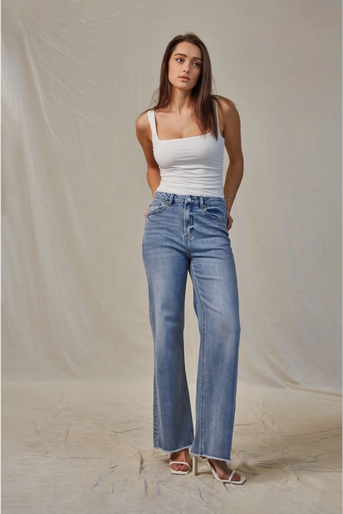 Mica Denim Super High Wide Leg - Super Soft Jeans