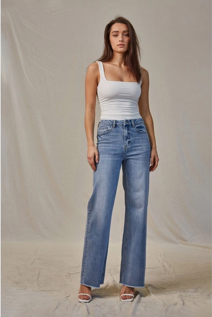 Mica Denim Super High Wide Leg - Super Soft Jeans