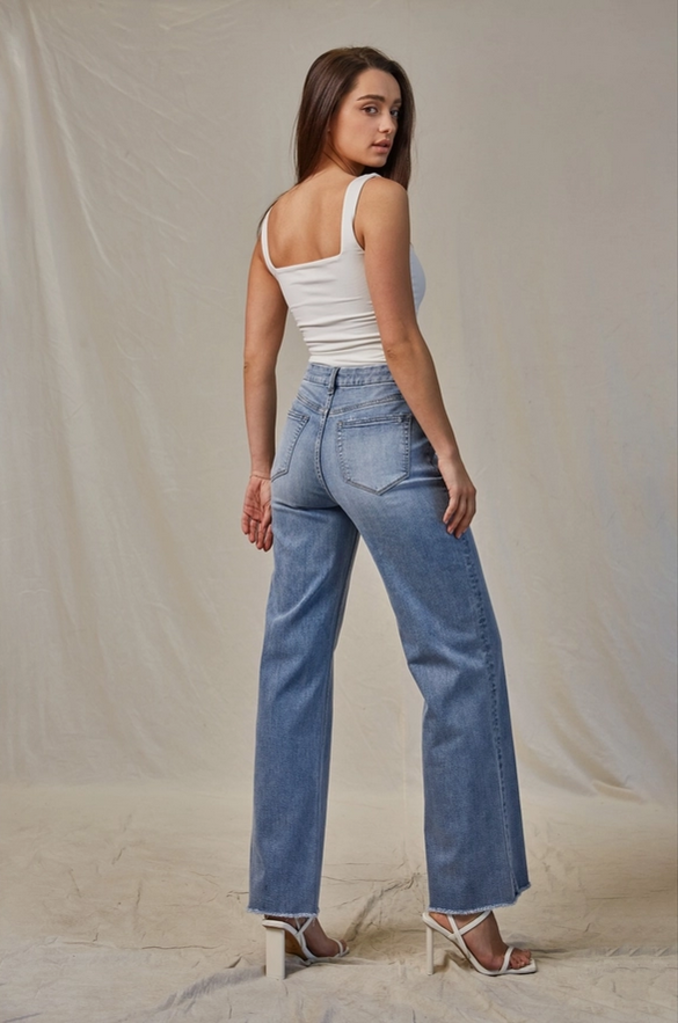Mica Denim Super High Wide Leg - Super Soft Jeans