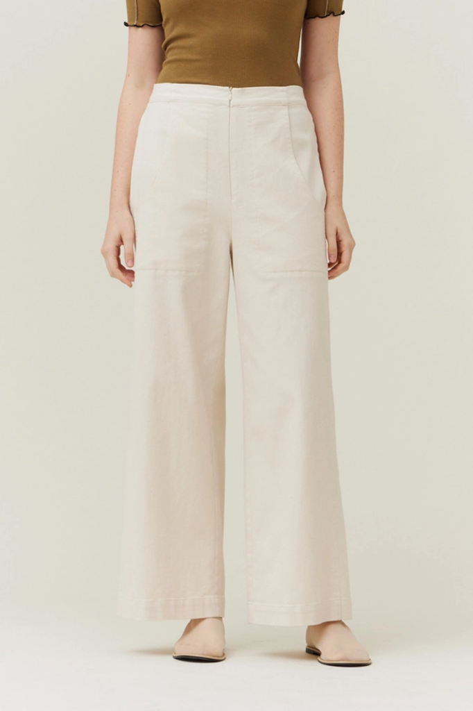 Grade and Gather Wide Leg 100% Cotton Pants