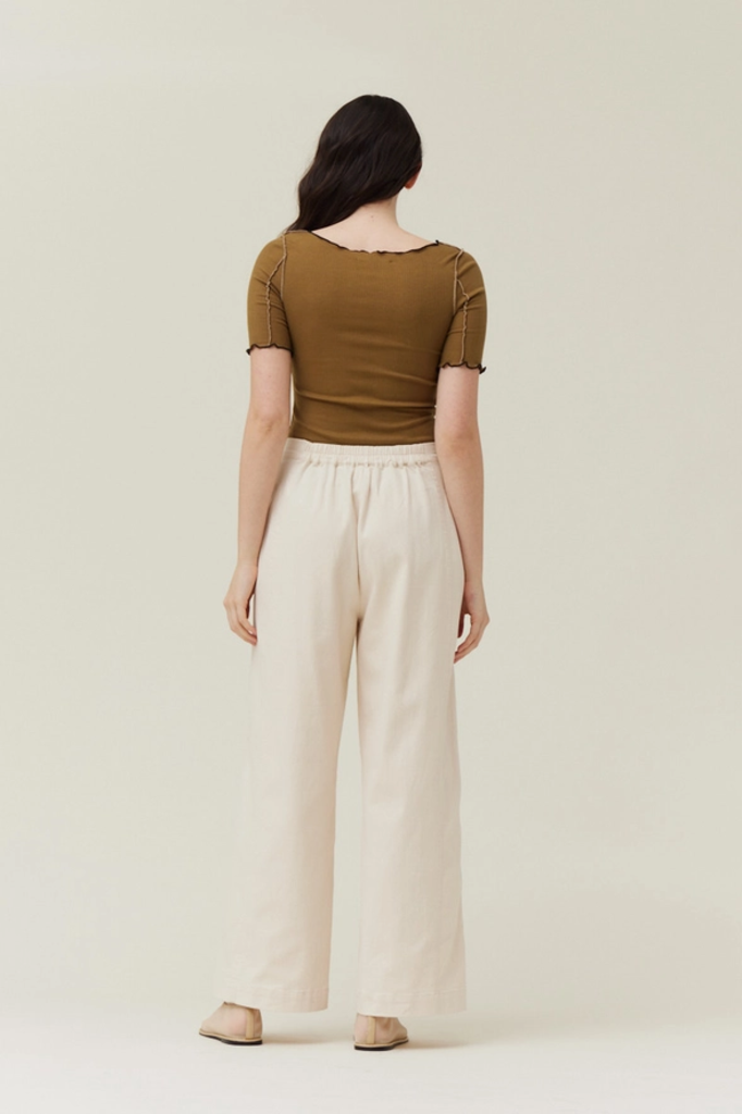 Grade and Gather Wide Leg 100% Cotton Pants